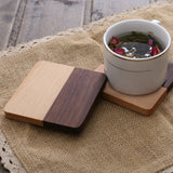 Rustic Spliced Wood Coasters, Set of 6-Square