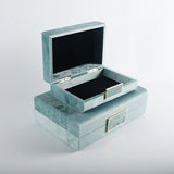 Classic Green Solid Wood Jewelry Box-Interior