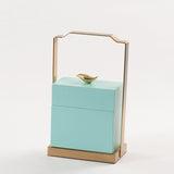 Slim Neo-Classical Jewelry Box with Handle