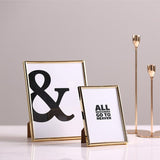 Classic Thin Gold Metal Picture Frame-Scene