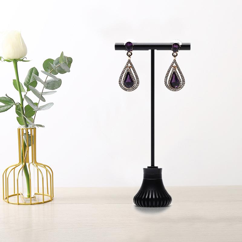 T-shaped Removable Earring Display Stand-Black