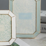 Octagonal Metal Picture Frame-4'' x 4''. Details