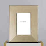 Gold Solid Wood Picture Frame with Wide Finish-Front