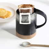 Handmade Gradient Black Ceramic Coffee Mug-13.5 oz.