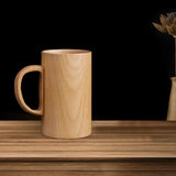 Classic Cylindrical Nature Wood Coffee Mug-Scene