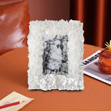 Creative Handmade White Gypsum Ore Picture Frame