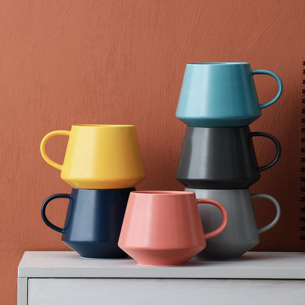 Classic Ceramic Coffee Mug in Pure Color