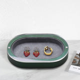 Creative Leather Jewelry Box with Magnet Lid