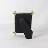 Bamboo Gold Metal Picture Frame-Back Details