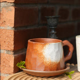 Gradient Red Ceramic Coffee Mug