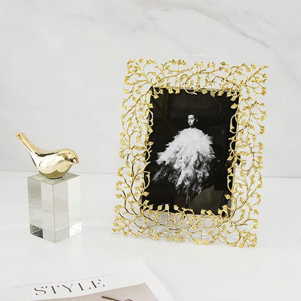 Vine Gold Resin Picture Frame-30 Degrees