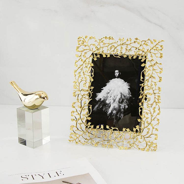 Vine Gold Resin Picture Frame-30 Degrees