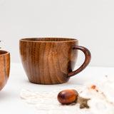 Classical Brown Wood Teacup