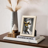 Classic Light Gold Solid Wood Picture Frame-45 Degrees Scene