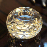 Delicate Crystal Glass Candle Holder-Details