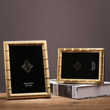 Copper Bamboo Metal Picture Frame-Horizontal Display