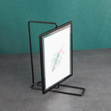 360 Degree Rotating Black Metal Picture Frame-Side Details